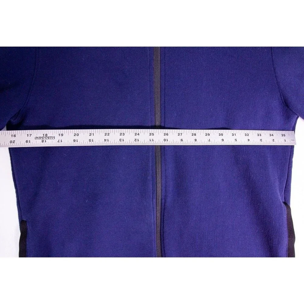 Nike Dri-Fit Mens Basketball Full-Zip Hoodie Navy Blue Large